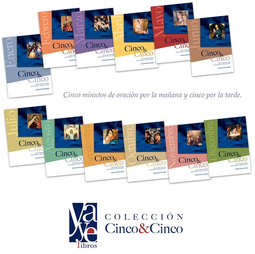 Portada del libro Cinco & Cinco del Padre Ricardo Sada