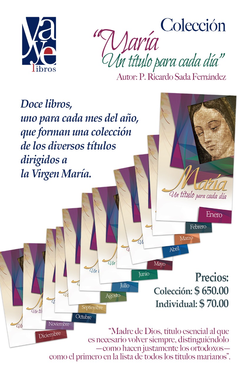 Portada del libro María: Un título para cada día del Padre Ricardo Sada