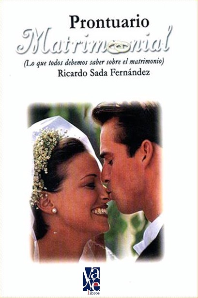 Portada del libro Prontuario matrimonial del Padre Ricardo Sada